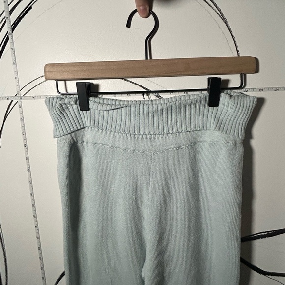 NEW Moon & Madison Graphic Sweater Set, Light Blue, Wide Leg, Going Offline, Med - Picture 11 of 12